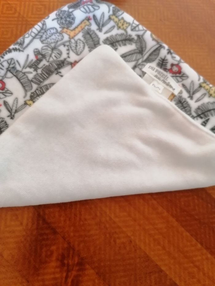 Doudou plat tête de léopard dpam - photo numéro 5