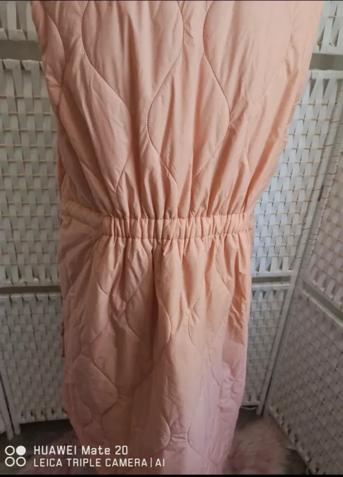 💕Jolie Doudoune longue sans manches Rose  Rinascimento - femme Taille M/ 38 💕 - photo numéro 4
