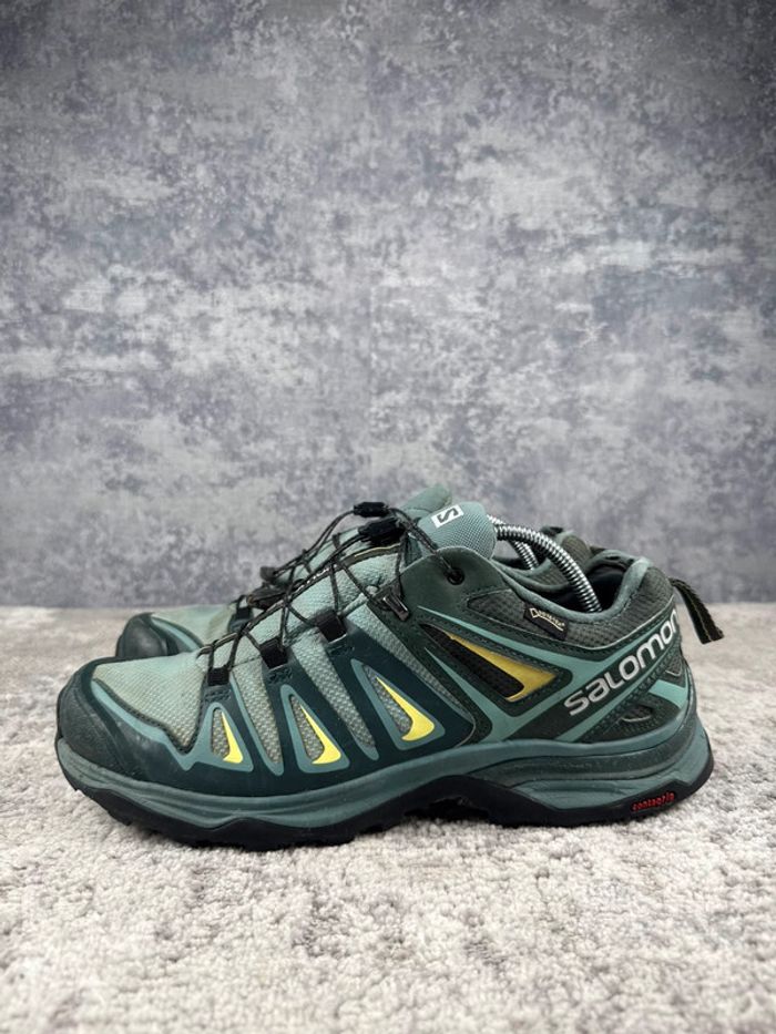 Salomon X Ultra 3 - Gore-Tex - Green & Yellow - photo numéro 5