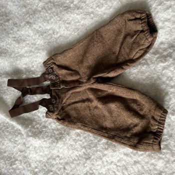Pantalon salopette 12 mois marron