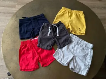Lot de 5 shorts 9-12 mois été