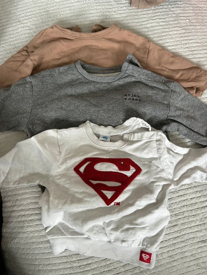 Lot de 3 sweat 18 mois