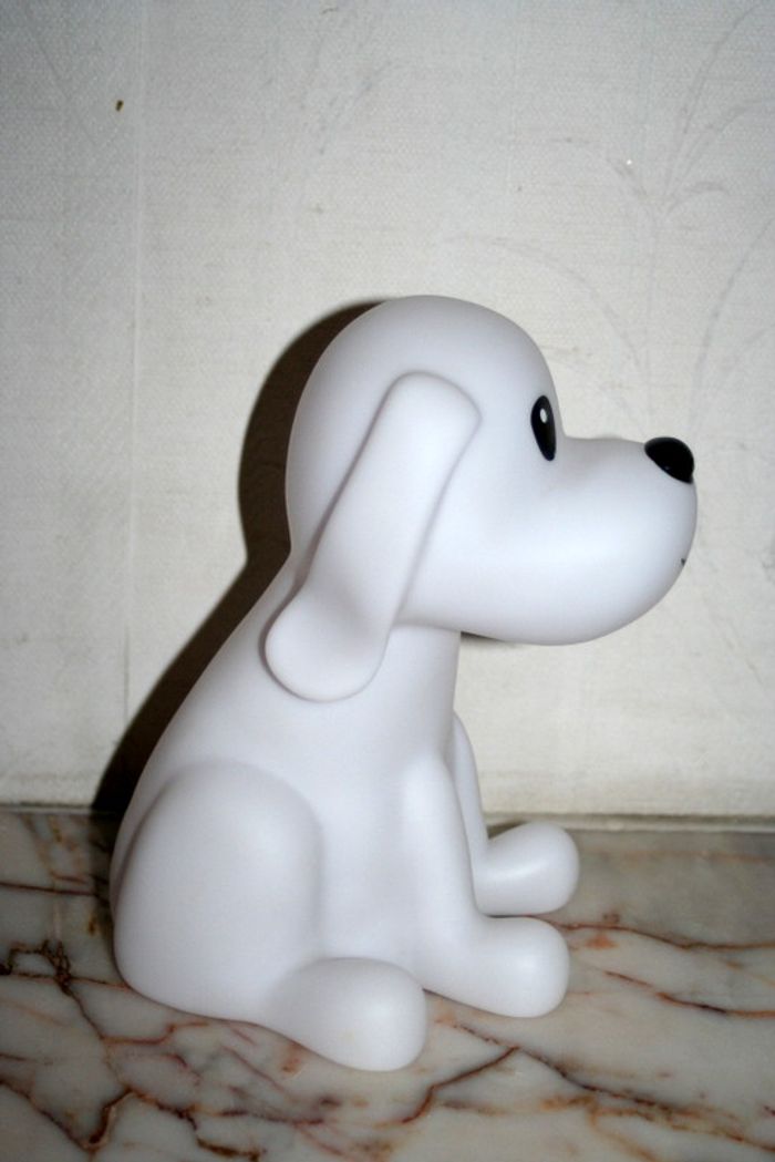 Veilleuse Chien led multicolore 19cm - photo numéro 3