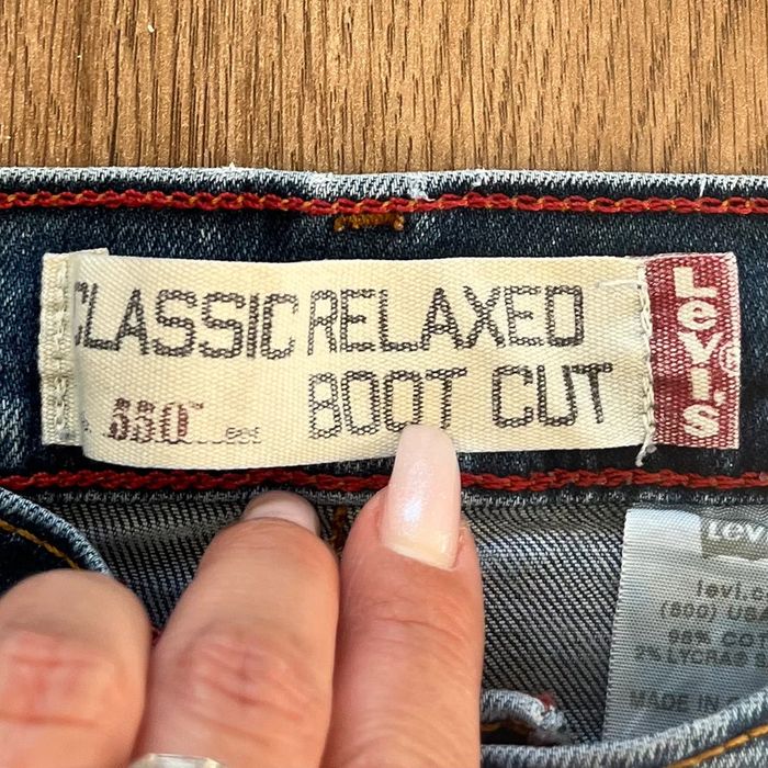 Jean/pantalon bleu Levi's 550 Classic Relaxed Bootcut, homme, taille W 35 (44 taille française) - photo numéro 6