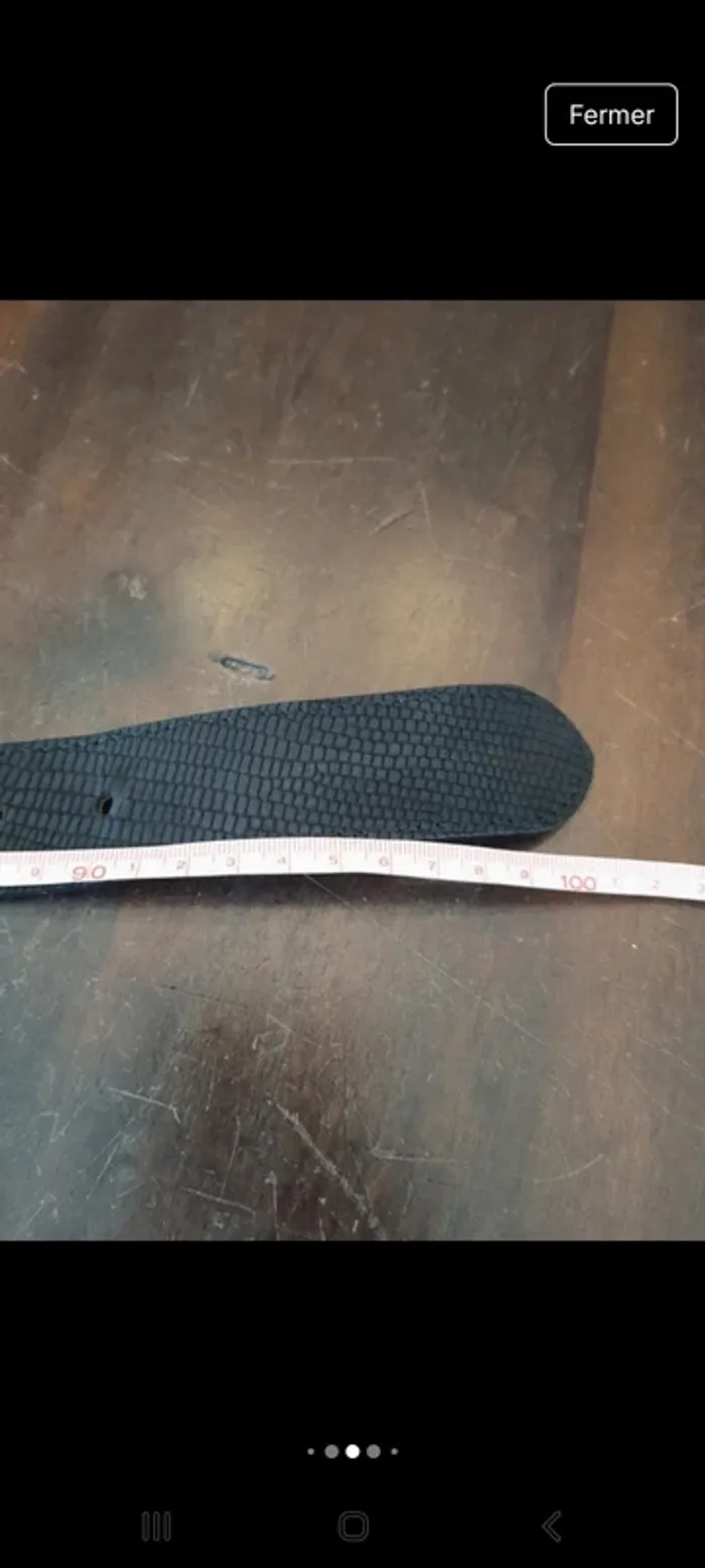 Ceinture homme Angelo de Lombardi cuir 85cm - photo numéro 16