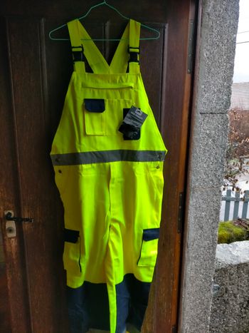 Salopette de travail haute visibilité taille 52