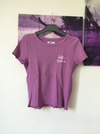 T shirt parme 14 ans