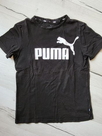 Tee shirt puma 14ans noir et blanc