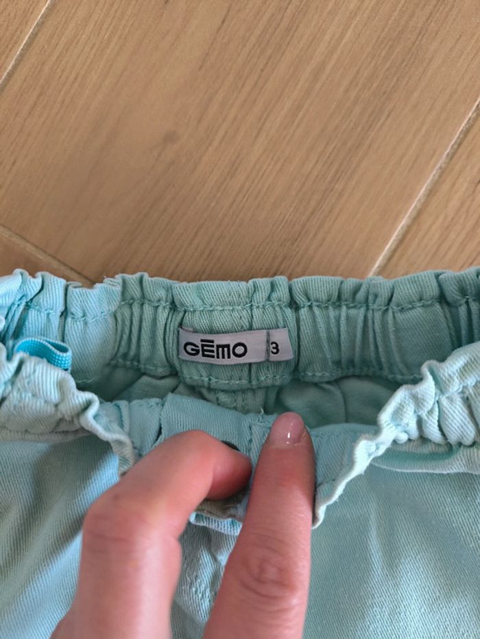 Short bleu turquoise gemo - photo numéro 3