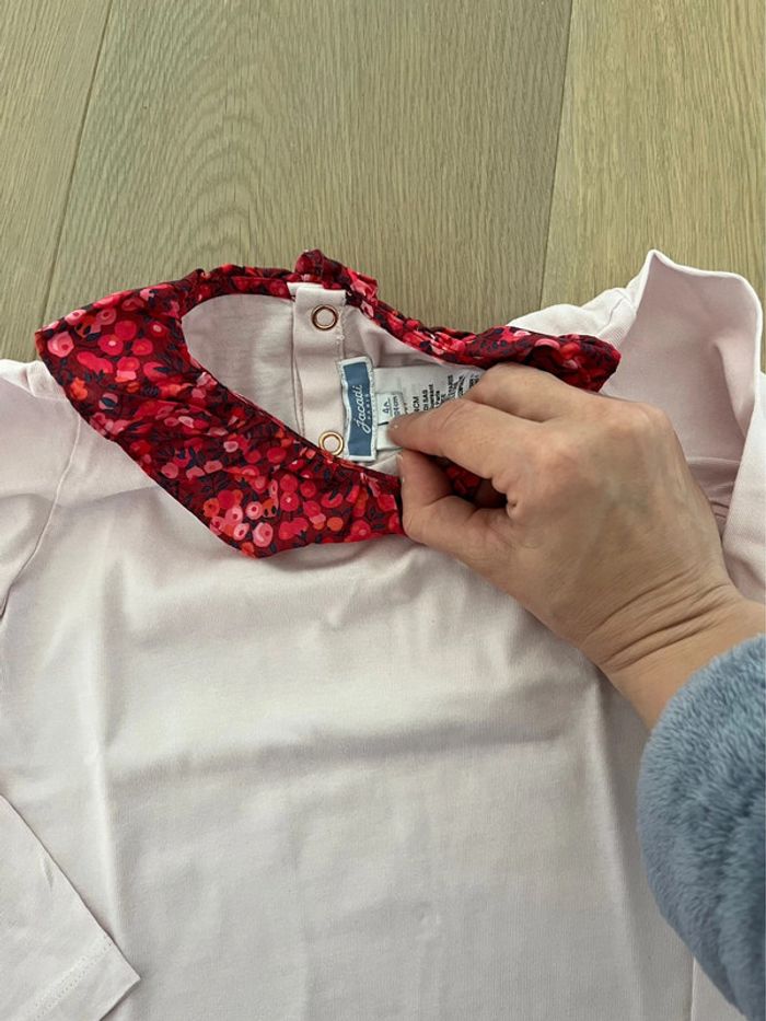 T-shirt col liberty 4A - photo numéro 3