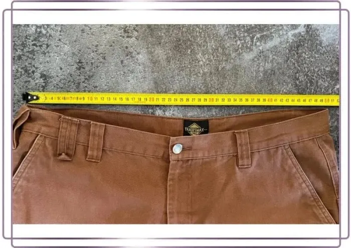 Short carpenter workwear homme Trademax 40x32 Pantaloncini carpentiere uomo Zimmermannsshorts Herren - photo numéro 4