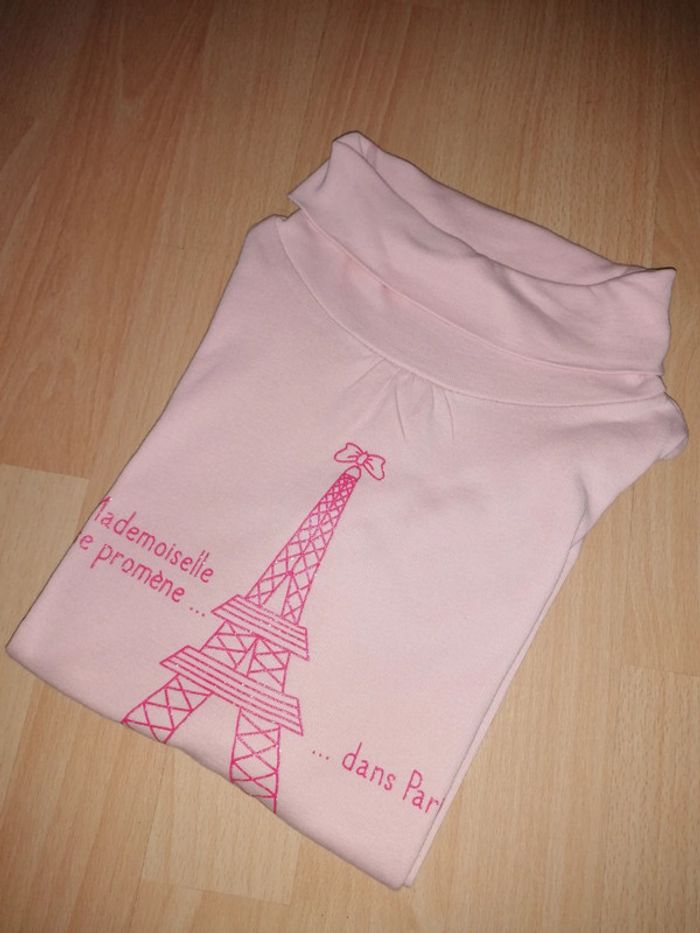 Sous pull imprimé 🗼🗼 10 ans Verbaudet - photo numéro 5