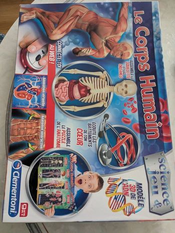 Jeux éducatifs, le corps humain science et jeux. À partir de 9