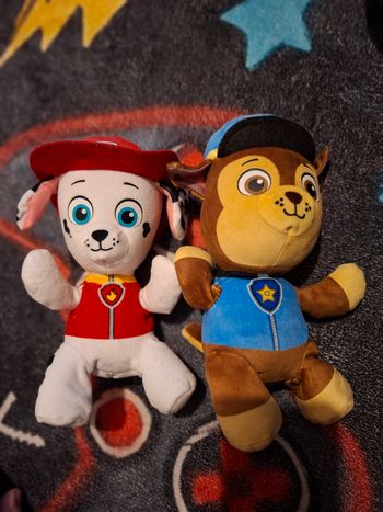 Lots peluche pat patrouille 