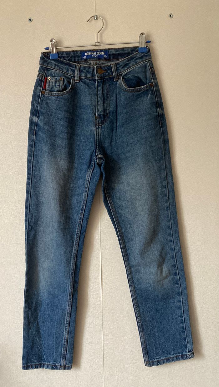 jean droit original denim