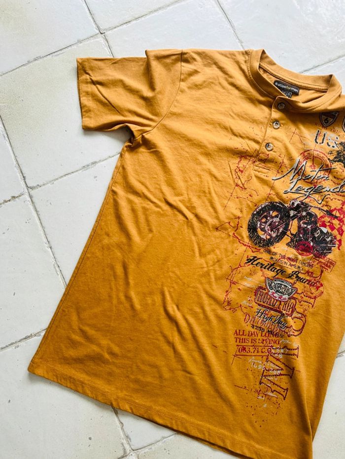 T-shirt orange manches courtes - photo numéro 6