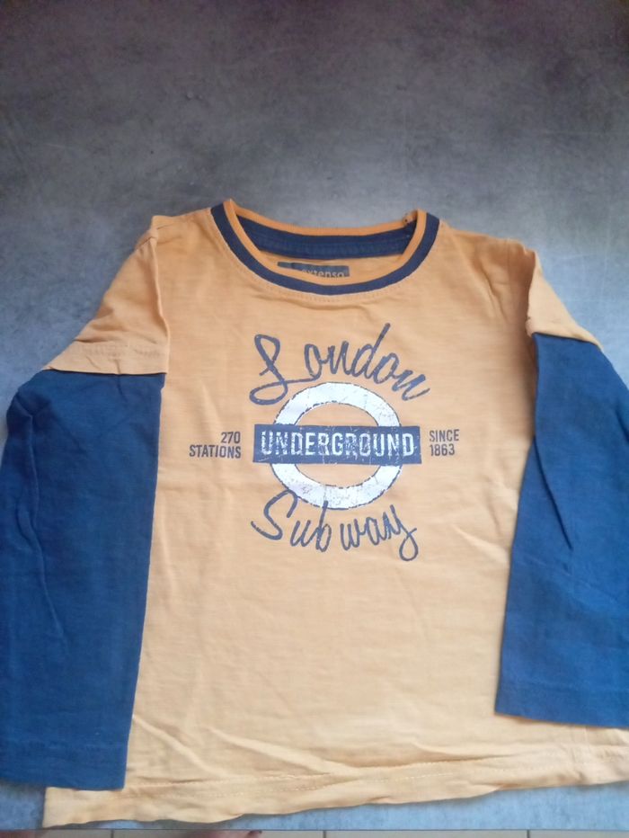 3 tee-shirts manches longues taille 3 ans - photo numéro 3