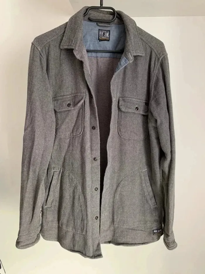 Veste grise pepe jeans homme Taille S - photo numéro 2