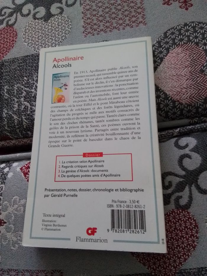 Livre de poche Apollinaire Alcools - photo numéro 2