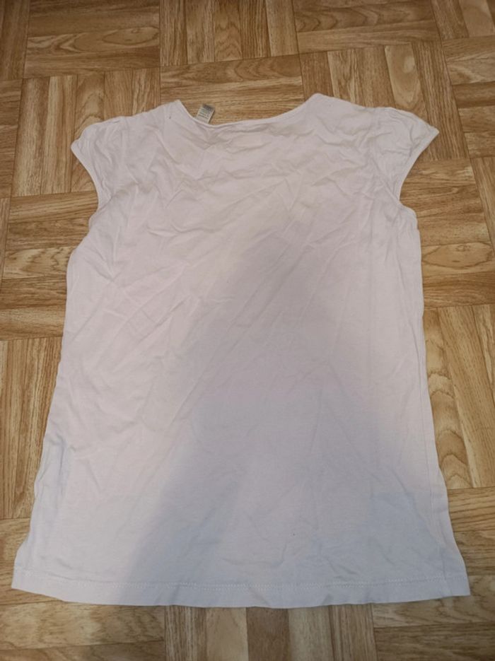 T-shirt manches courtes fille taille 12 ans Okaïdi en bon état - photo numéro 9