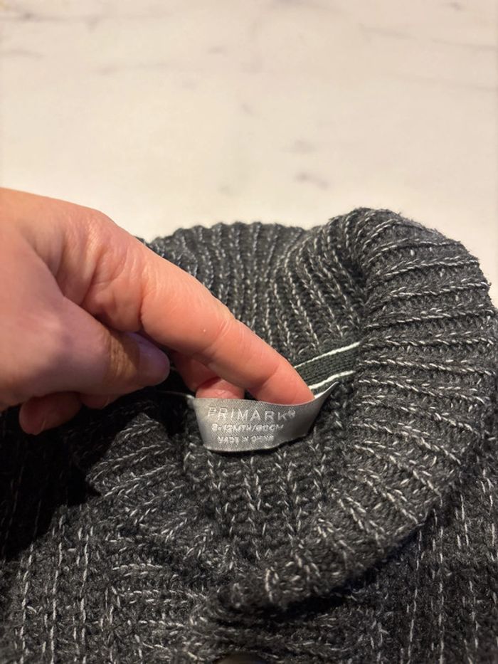 Gilet gris garçon - photo numéro 5