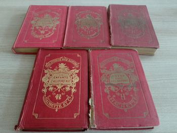 Lot de 5 livres ancien, bibliothèque rose illustrée(3)