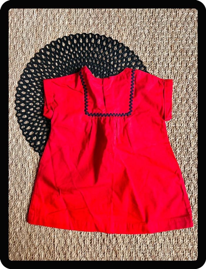 Robe rouge jacadi - photo numéro 2