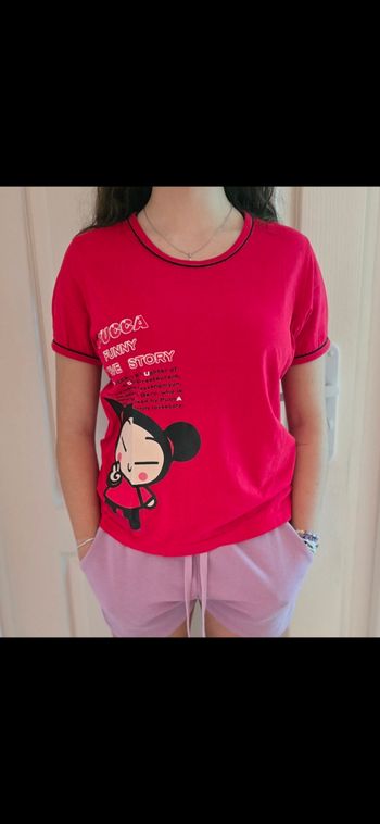 Tee-shirt rouge pucca