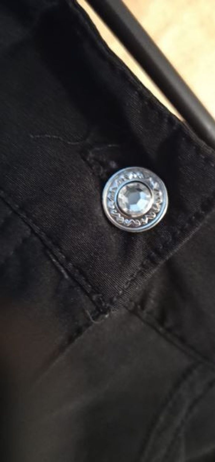 Pantalon noir à pattes d'éléphant - photo numéro 4