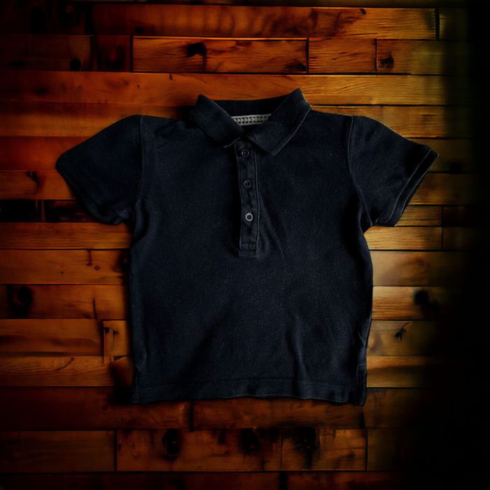 Polo marine Bout'Chou 9 mois TBE (2€)