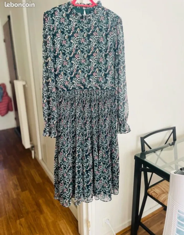 Robe mi-longue bohème fleurie Monoprix femme - photo numéro 5