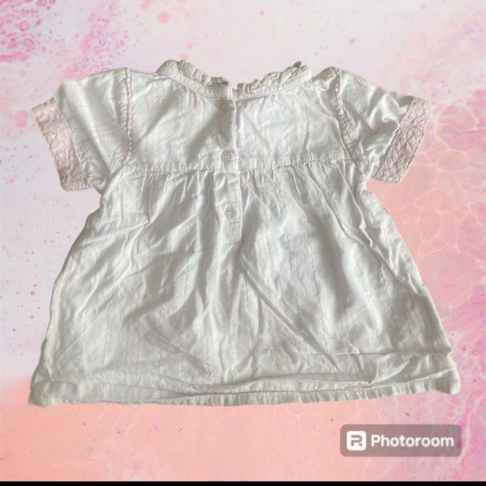 Blouse rose manches courtes - photo numéro 2