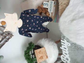 Jolie pyjama fin Kiabi marine licrone nuage arc en ciel fille 3 mois 56cm 62cm 