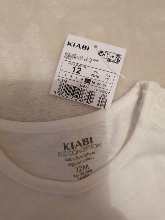 Tee shirt 12 mois Kiabi Neuf 🏷 - photo numéro 3