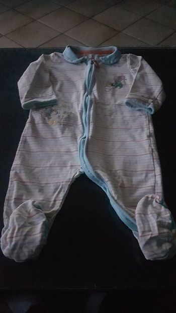 pyjama rayé multicolore sergent major 9 mois