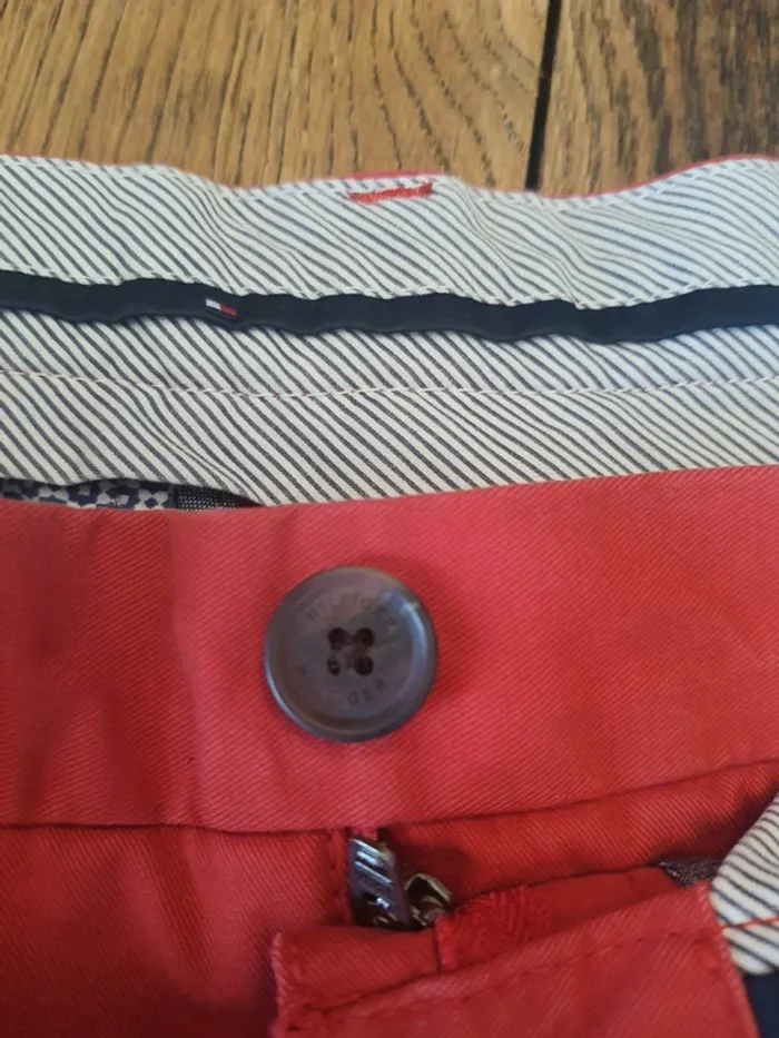 Pantalon homme rouge Tommy Hilfiger W34L32 - photo numéro 6