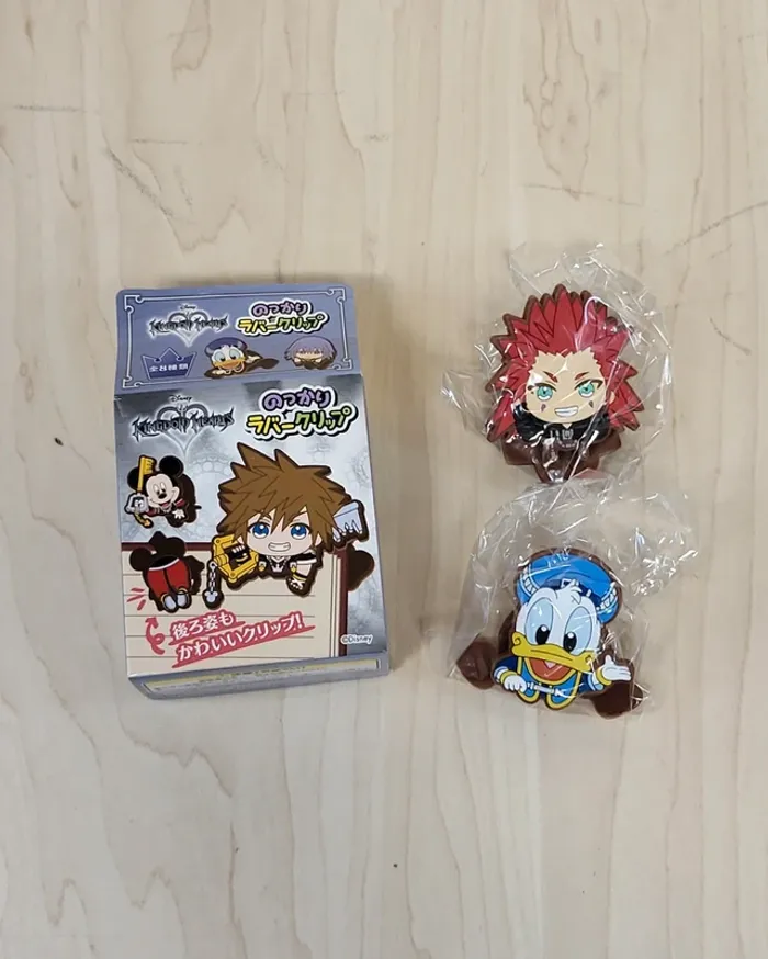 Set 2 rubber clips Kingdom Hearts