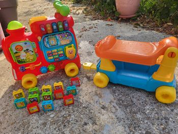 Jouet jeu train maxi trotti loco vtech