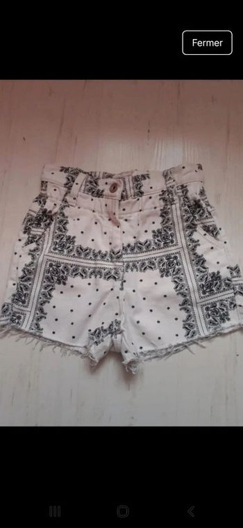 Short en jean Gémo 10 ans