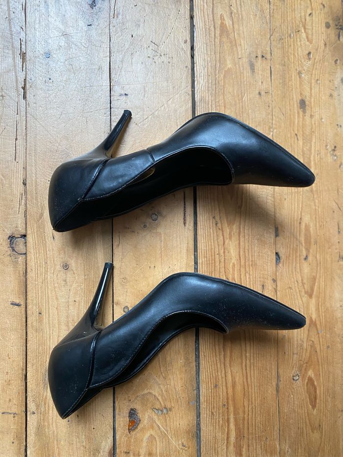 Escarpins noir talons aiguilles 38 Mosquitos - photo numéro 4