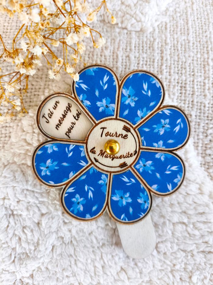 pâquerette  tournante "Veux-tu être mon parrain?"