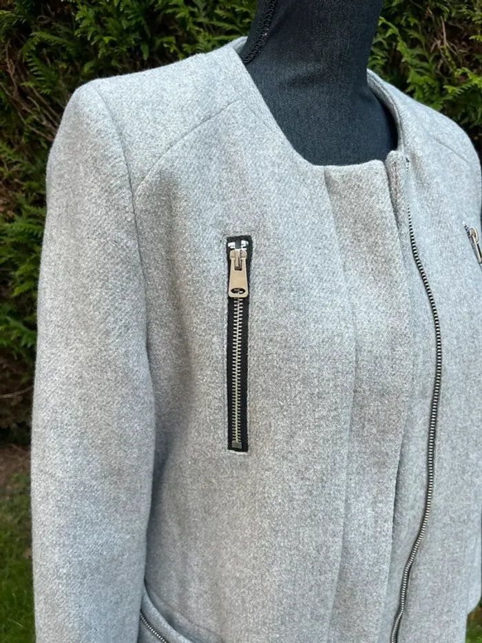 Veste - manteau - gris - Pimkie - taille 36 - photo numéro 3