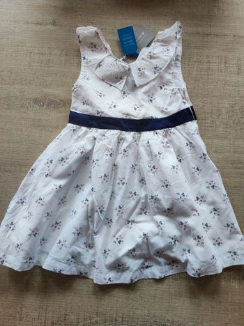 Robe en coton sergent major 