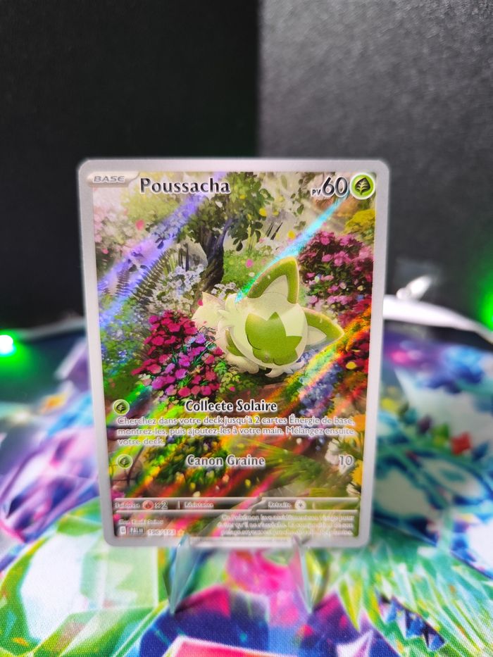 Carte pokémon neuve 🇨🇵 Poussacha 196/193 Évolution à Paldéa - photo numéro 2