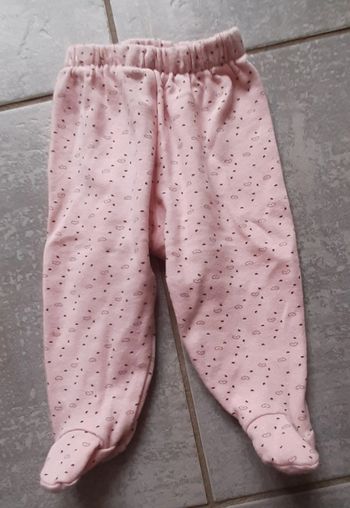 Pantalon fille avec pied 3mois