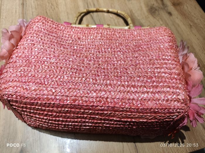 Sac avec anse bambou  et fleur - photo numéro 10