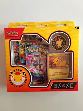 Coffret cartes Pokémon - Journée Pokémon 2026 / Pikachu 30 ans