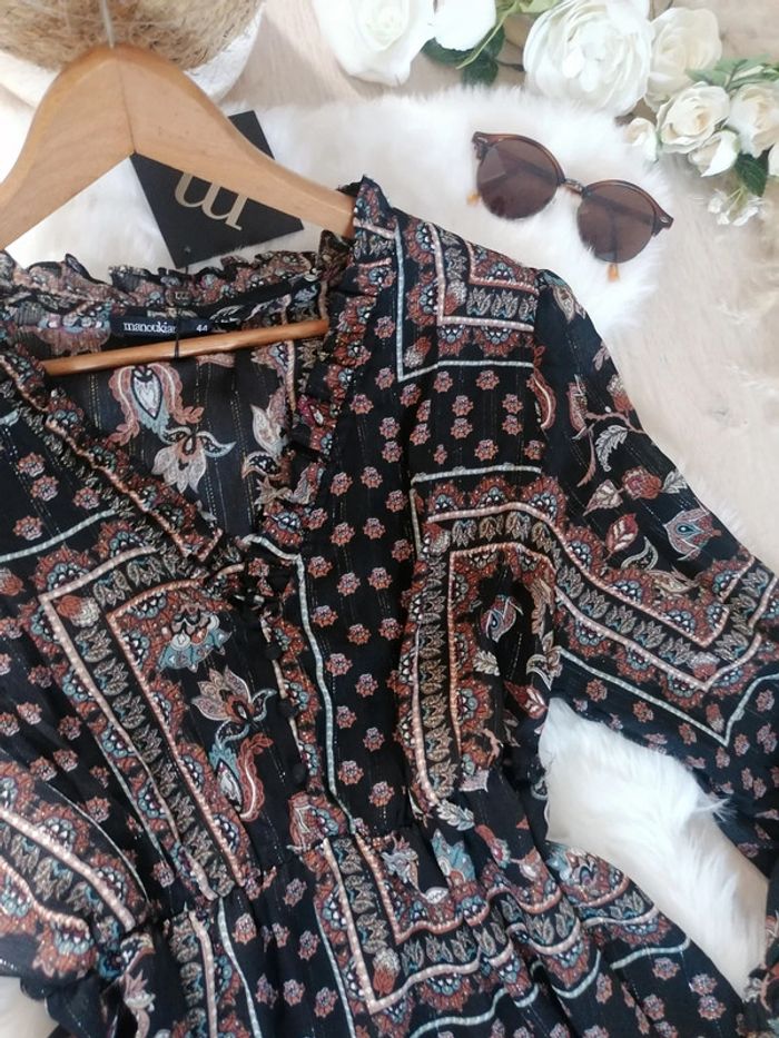 Jolie robe neuve avec étiquette taille 44 Ma - photo numéro 2