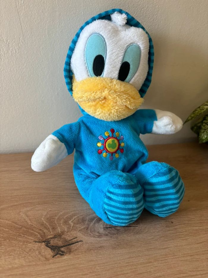Doudou Donald pyjama à capuche bleu disney Simba toys - photo numéro 2