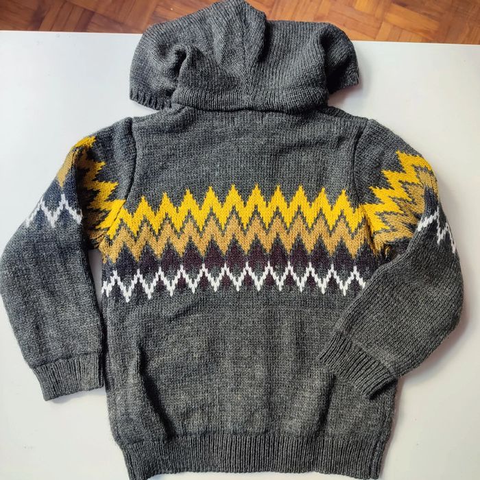 Pull d'hiver gris foncé avec capuche et fermeture éclair pour enfants de 5 ans ou 110 cm,Mayoral - photo numéro 3
